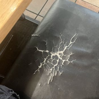 Panera Bread - All of the booth seats looked like this. Sad state. - Sandwiches Near Me - Henderson, Nevada