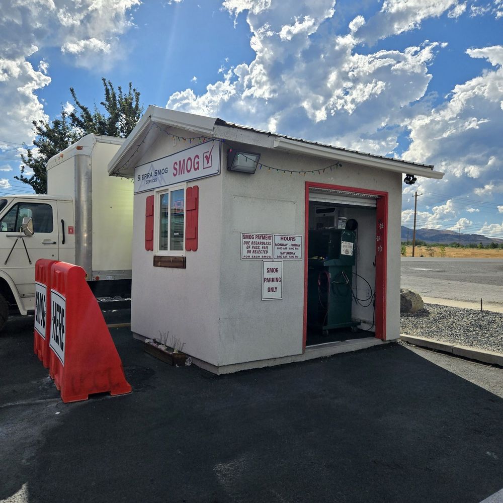 Sierra Smog Services - It is hard to find, it is in the corner of the gas station. Google maps is correct i was just looking for a bigger building. - Smog Check Stations Near Me - Reno, Nevada Sierra Smog Services - It is hard to find, it is in the corner of the gas station. Google maps is correct i was just looking for a bigger building. - Smog Check Stations Near Me - Reno, Nevada