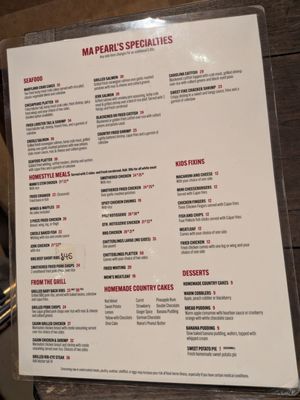 Menu photo 2 Carolina Kitchen Bar & Grill Hyattsville, MD