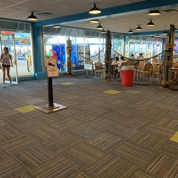 Fallsview Indoor Waterpark - This is where they said I needed to wait if I didn't pay $42 to sit and watch my kids. - Amusement Parks Near Me - Niagara Falls, Ontario