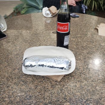 La Tiznada - Shrimp Burrito and Mexican Cola - Food Trucks Near Me - Irvine, California