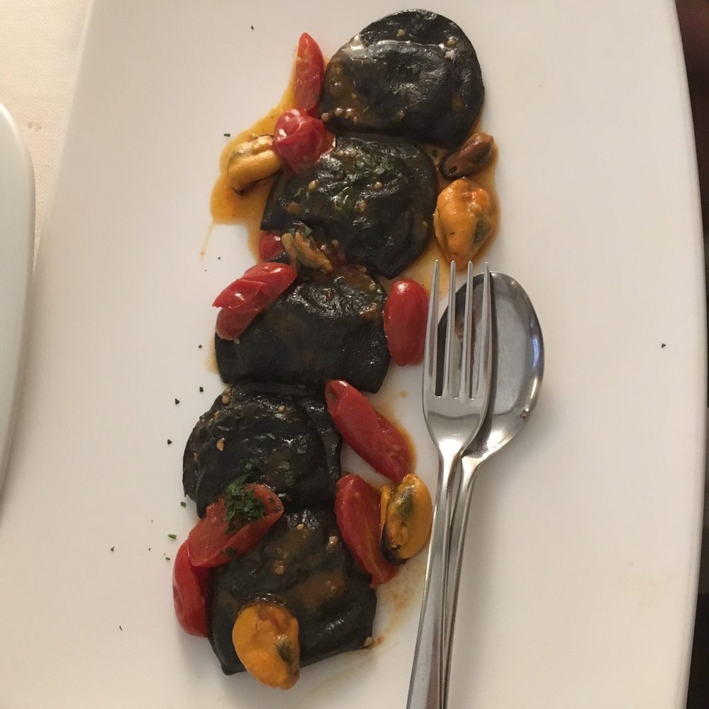 MaterMatuta - black ravioli - Seafood Near Me - Rome, RM