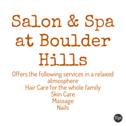 Salon and Spa At Boulder Hills
