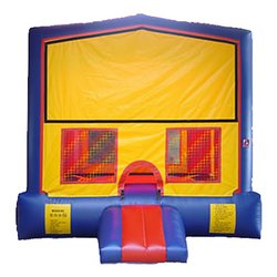 13 x 13 Blue Module Bounce House with basketball hoop,* Add a themed banner for FREE.*