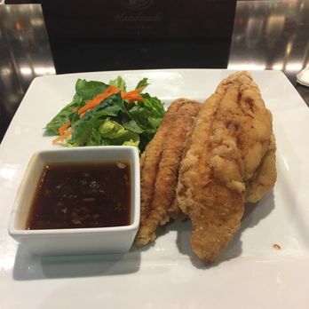 Surin West - Fried Catfish with ginger sauce - Thai Near Me - Birmingham, Alabama Surin West - Fried Catfish with ginger sauce - Thai Near Me - Birmingham, Alabama