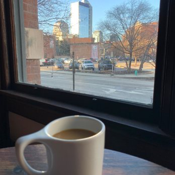 Coat Check Coffee - Great Tinker Coffee in a relaxing setting with a view. This is in my regular downtown INDY coffee rotation. - Coffee & Tea Near Me - Indianapolis, Indiana Coat Check Coffee - Great Tinker Coffee in a relaxing setting with a view. This is in my regular downtown INDY coffee rotation. - Coffee & Tea Near Me - Indianapolis, Indiana