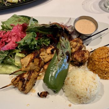 Urfa Bistro - Chicken Shish kabob platter - Mediterranean Near Me - Los Altos, California Urfa Bistro - Chicken Shish kabob platter - Mediterranean Near Me - Los Altos, California