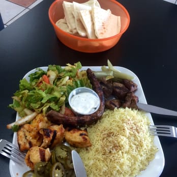 Me'Mo's Middle Eastern Cuisine - The mega platter was awesome. - Lebanese Near Me - Modesto, California