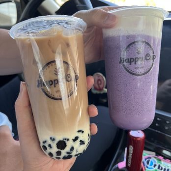 Happy Cup - Milk tea and ube slush - Bubble Tea Near Me - Glendale, California Happy Cup - Milk tea and ube slush - Bubble Tea Near Me - Glendale, California