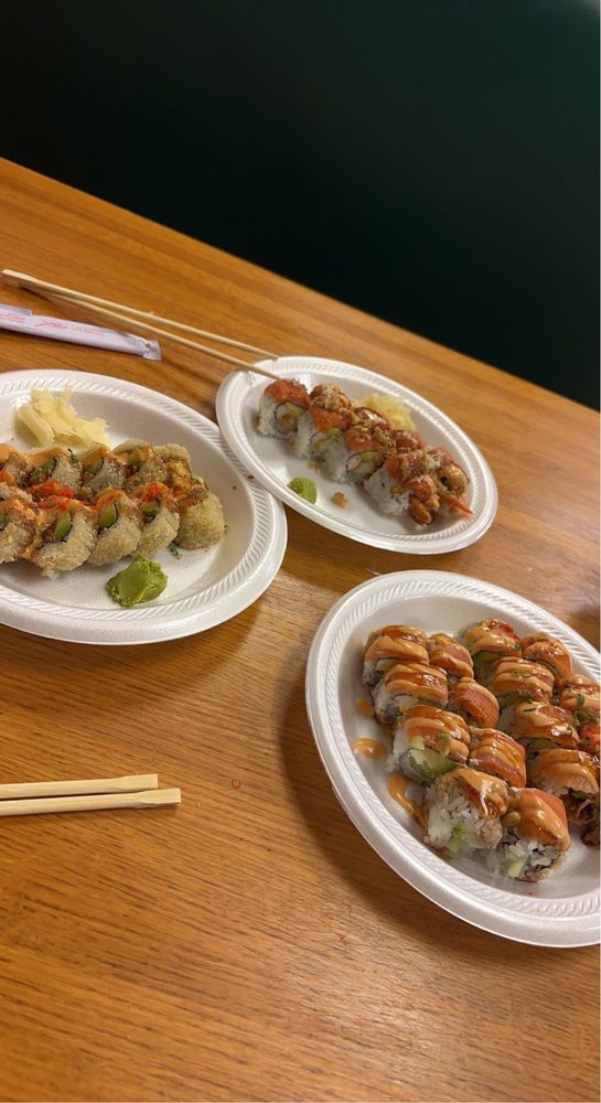 Food from Oishii! Japanese Hibachi & Sushi