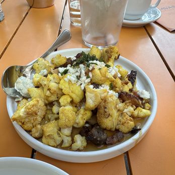 Bravas Bar de Tapas - Roasted Cauliflower, Dates, Local Blue Cheese, Bacon & Marcona Almonds* - Spanish Near Me - Healdsburg, California