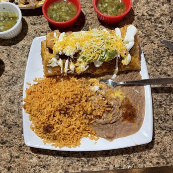 Burrito Grande - Shredded beef chimichanga. outstanding! - Mexican Near Me - Roy, Utah Burrito Grande - Shredded beef chimichanga. outstanding! - Mexican Near Me - Roy, Utah