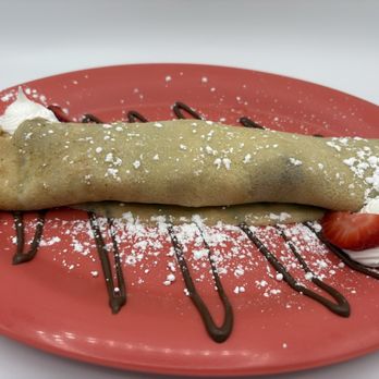 JaM Diner - Strawberry Nutella crepe - American Near Me - Industry, Illinois JaM Diner - Strawberry Nutella crepe - American Near Me - Industry, Illinois