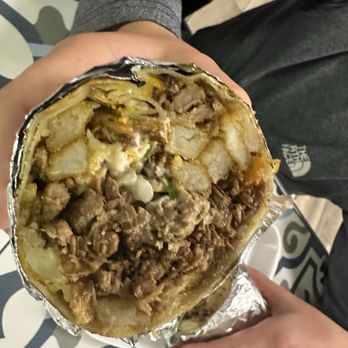 The Spot Tacos and More - California burrito with carne asada - Mexican Near Me - Bradenton, Florida