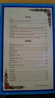 Menu photo 3 Hacienda de Cortés Ciudad de Mexico, DIF Menu photo 3 Hacienda de Cortés Ciudad de Mexico, DIF