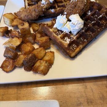 STIR Charlotte - The cold and hard chicken and waffles - New American Near Me - Charlotte, North Carolina STIR Charlotte - The cold and hard chicken and waffles - New American Near Me - Charlotte, North Carolina