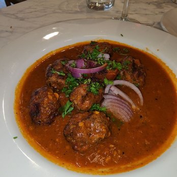 Tabule Restaurant - Kefta Banadura - beef & lamb meatballs in tomato sauce - Middle Eastern Near Me - Toronto, Ontario