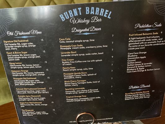 Menu photo 1 Burnt Barrel Whisky Bar Monroe, WA