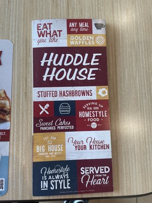 Menu photo 5 Huddle House Odessa, TX