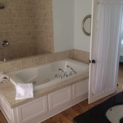 Full sized on suite bathroom in Enchanted Suite