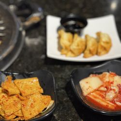 Wuso Korean Bbq - Kimchi and fish cakes