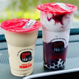 Thai Milk Tea and Purple Yam Latte Thai Milk Tea and Purple Yam Latte