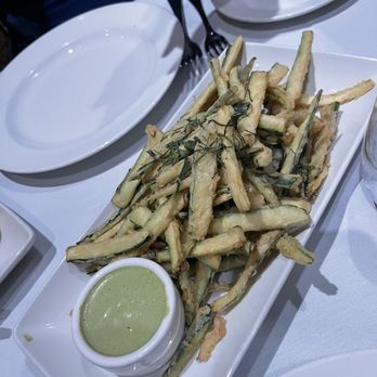 Nerano - Nerano Zucchini Fries, Tarragon Crema - Italian Near Me - Beverly Hills, California Nerano - Nerano Zucchini Fries, Tarragon Crema - Italian Near Me - Beverly Hills, California