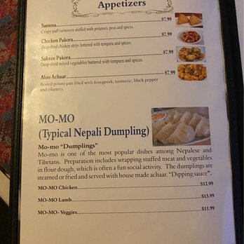 Himalayan Pun Hill - Menu Page 1 - Indian Near Me - Montrose, Colorado