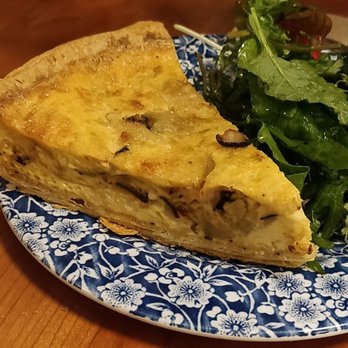 Ellē - Quiche with Dressed Greens - Cafes Near Me - Washington, DC, District of Columbia Ellē - Quiche with Dressed Greens - Cafes Near Me - Washington, DC, District of Columbia