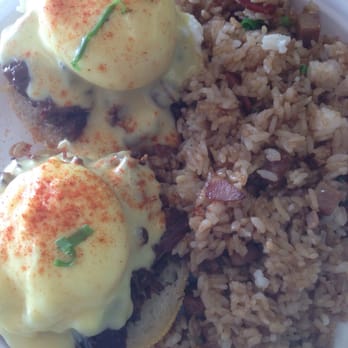 Button Up Cafe - Korean braised short rib beef with fried rice - Breakfast & Brunch Near Me - Pearl City, Hawaii