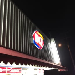 the exterior at night