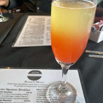 Astor’s Table - Mystery Mimosa - Steakhouses Near Me - Katy, Texas
