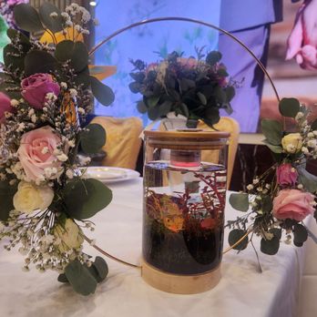 Flowers By Maria - Final product with our added aquatic feature - Florists Near Me - Westminster, California Flowers By Maria - Final product with our added aquatic feature - Florists Near Me - Westminster, California
