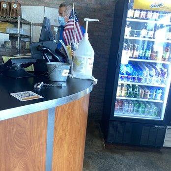 Palm Beach Bagel - counter with sanitizer - Breakfast & Brunch Near Me - Boca Raton, Florida Palm Beach Bagel - counter with sanitizer - Breakfast & Brunch Near Me - Boca Raton, Florida