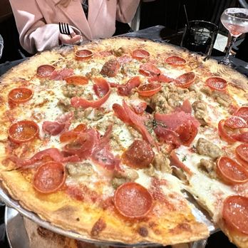Pi Social - Meat lovers - Pizza Near Me - Fredericksburg, Texas Pi Social - Meat lovers - Pizza Near Me - Fredericksburg, Texas