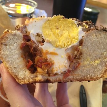 Bourke Street Bakery - Cross section of shakshuka danish. - Bakeries Near Me - New York, New York
