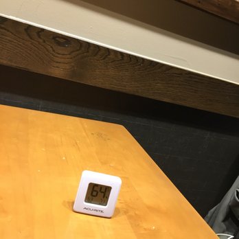 Starbucks - Temperature in the evenings has been consistently chilly, with temperatures teetering around 63-64 Fahrenheit. Accurate digital thermometer. - Coffee & Tea Near Me - Morgantown, West Virginia