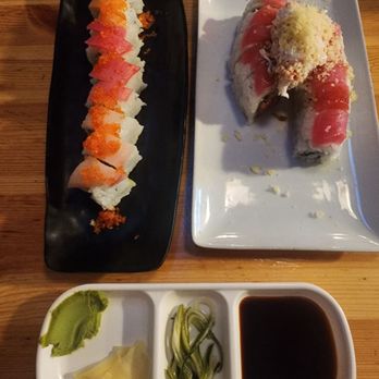 Pisces Sushi - The Rainbow and Sunflower Maki Rolls at Pisces Sushi. - Sushi Bars Near Me - Reno, Nevada