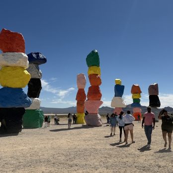 Seven Magic Mountains - Public Art Near Me - Las Vegas, Nevada Seven Magic Mountains - Public Art Near Me - Las Vegas, Nevada