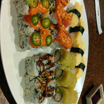 Sushi Ai - Egg, Ele roll, Wasabi Crunchy roll, Jalapeno roll and Mountain roll. - Beer, Wine & Spirits Near Me - St Charles, Missouri