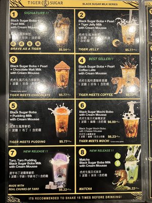 Menu photo 7 Tiger Sugar Salt Lake City, UT
