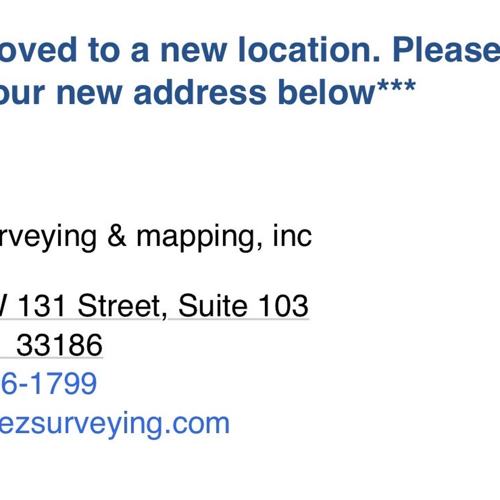 Suarez Surveying & Mapping - Land Surveying Near Me - Miami, Florida Suarez Surveying & Mapping - Land Surveying Near Me - Miami, Florida