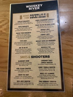 Menu photo 3 Whiskey River Saloon Nashville, TN Menu photo 3 Whiskey River Saloon Nashville, TN