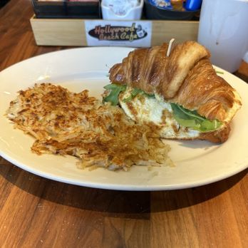 Hollywood Beach Cafe - HBC croissant with hashbrowns 9-4-23 - Breakfast & Brunch Near Me - Oxnard, California Hollywood Beach Cafe - HBC croissant with hashbrowns 9-4-23 - Breakfast & Brunch Near Me - Oxnard, California