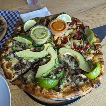 Moran’s Pizzeria and Restaurant - Medium half taco and half trompo pizza - Pizza Near Me - Donna, Texas Moran’s Pizzeria and Restaurant - Medium half taco and half trompo pizza - Pizza Near Me - Donna, Texas