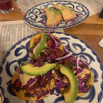Ambriza - Tuna tostada and empenadas - Mexican Near Me - Houston, Texas