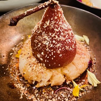 Thaimee Love - Thai tea poached pear - Thai Near Me - New York, New York