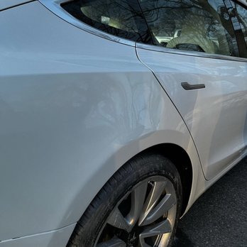 Lightning autobody - After: panel and bumper repaired and painted. - Body Shops Near Me Lightning autobody - After: panel and bumper repaired and painted. - Body Shops Near Me