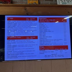 Sabo's Pizza - Menu aug 2026
