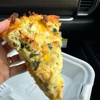 Cabin Creek Coffee - Feta-spinach frittata slice - Coffee & Tea Near Me - Alpena, Michigan Cabin Creek Coffee - Feta-spinach frittata slice - Coffee & Tea Near Me - Alpena, Michigan